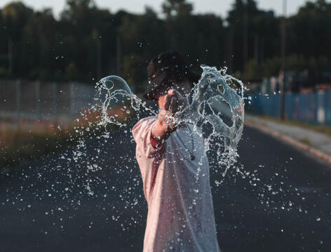Water Balloons Portrait